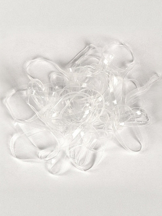 Резинка для волос Прозрачный, 500 шт, набор, 109379