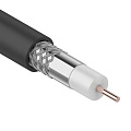 Кабель коаксиальный, 1х0.9 мм², 100 м, 75 Ом, 48%, черный, PROconnect, RG-6U, 01-2205-10 - фото 2