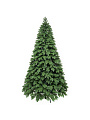 Елка новогодняя напольная, 240 см, Парижанка, ель, зеленая, хвоя литая + ПВХ пленка, ЕлкиТорг