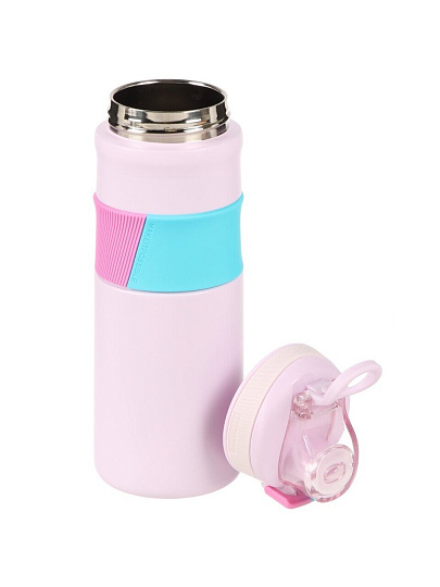 Термобутылка нержавеющая сталь, 0.5 л, розовая, Y4-9291