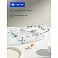 Форма для запекания стекло, 34х22.4х6.4 см, 2.9 л, прямоугольная, Daniks, OCT-NR5607 - фото 10