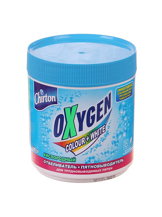 Отбеливатель Chirton, Oxygen, 500 г, порошок, универсальный, кислородный