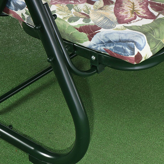 Качели садовые 3-местные, 207.2х138х166.4 см, 250 кг, Olsa, Женева, подушка, с1006, металл