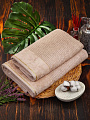 Полотенце банное 70х140 см, 100% хлопок, 500 г/м2, Оксфорд, бежевое, Узбекистан, 5301970140