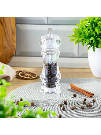 Мельница для специй акрил, 17.5 см, 5 см, Y4-7666