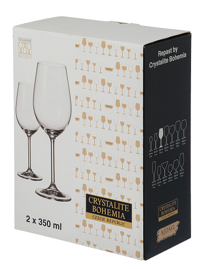 Бокал для вина, 350 мл, Bohemia, Colibri/Gastro, 91L/4S032/T/00000/350-2S1REP