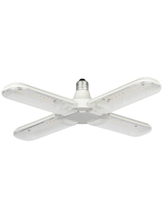 Лампа светодиодная для растений, E27, 36 Вт, 220-240 В, IP20, Эра, FITO-36W-Rа90-E27-FOLD, Б0061430