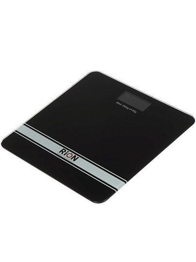Весы напольные электронные, Rion, BB-702, стекло, до 180 кг, LCD-дисплей, черные