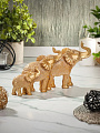 Фигурка декоративная Три слона, 9х15х29.5 см, Lefard, 146-1829