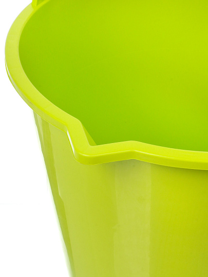 Ведро пластик, 12 л, цветное, строительное, со сливом, вс12ац