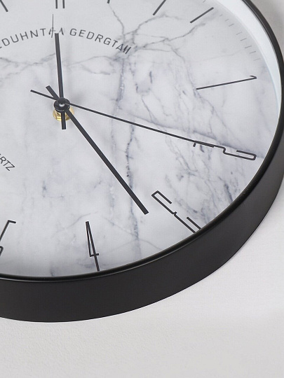 Часы настенные, кварцевые, 30 см, тихий ход, круглые, полимер, Y4-6873