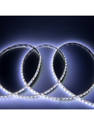 Лента светодиодная SMD 2835, 120 светодиодов/метр, 12 В, 9.6 Вт, IP65, холодный белый, 5 м, General Lighting Systems, 501510