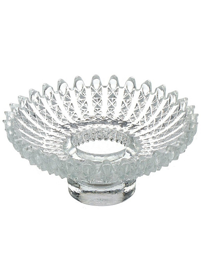 Подсвечник декоративный стекло, 1 свеча, 10х10х4 см, Evis, Корсо-1, малый, универсальный, 3900001435