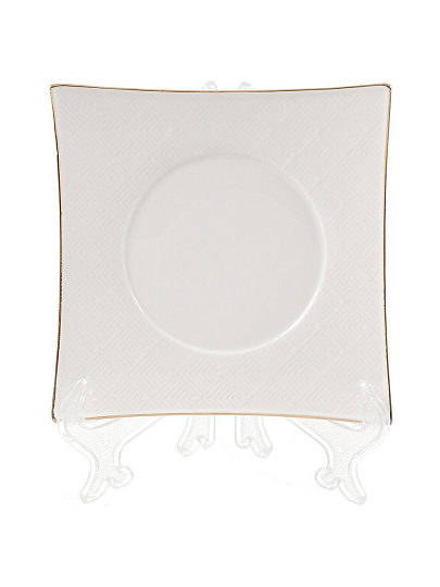 Чайная пара керамика, 2 предмета, на 1 персону, 200 мл, Daniks, Y4-4398, подарочная упаковка, белая