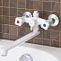Смеситель для ванны, РМС, с кран-буксой, пластиковый корпус, белый, PL4-140P - фото 4