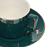 Чайная пара керамика, 2 предмета, на 1 персону, 180 мл, Зеленый мрамор, Y6-10148 - фото 3