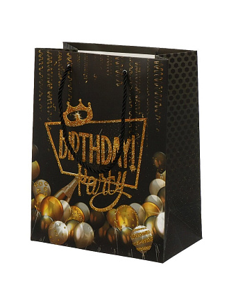 Пакет подарочный бумага, 18х10х23 см, в ассортименте, Y6-7721