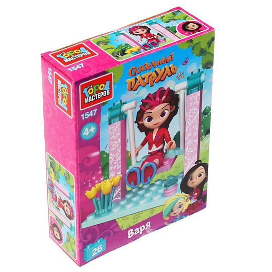 Конструктор Город Мастеров, Сказочный патруль: Варя на качелях, 3-5 лет, 26 деталей, 1547-AA