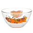 Набор детской посуды стекло, 3 шт, Оранжевая корова, кружка 250 мл, тарелка 19.6 см, салатник 13 см, Умка, GP51770ORK - фото 2