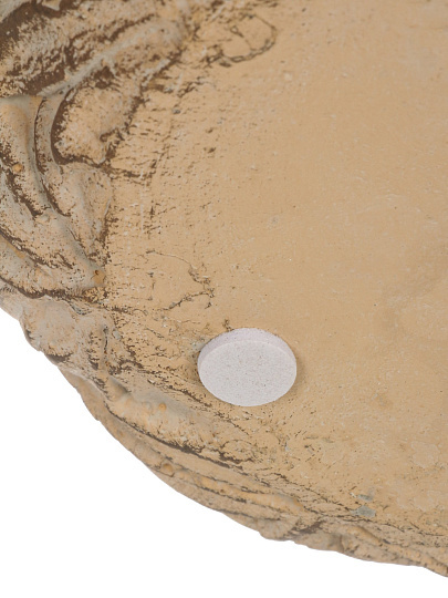 Кашпо керамика, 1 л, 15х11.5 см, Листочки, Y4-8781