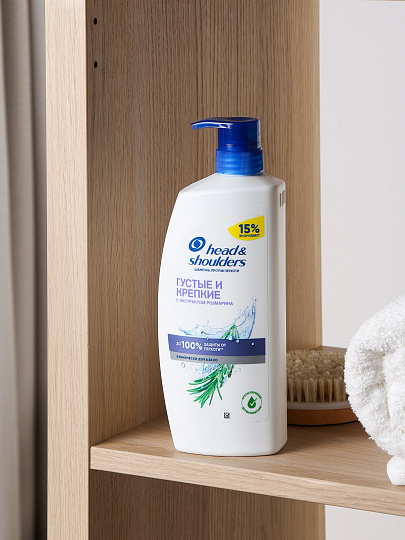 Шампунь Head &amp; Shoulders, Густые и крепкие, против перхоти, 800 мл