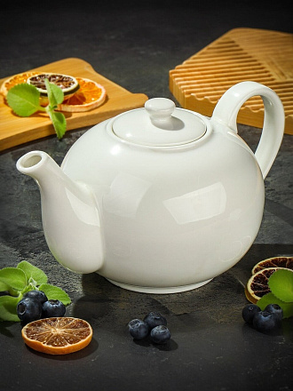 Чайник заварочный керамика, 1.1 л, Daniks, Грейс