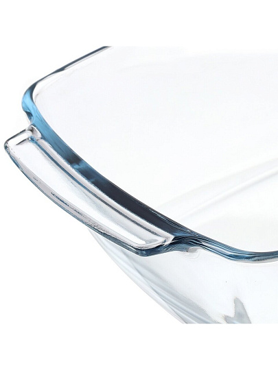 Форма для запекания стекло, 23.3х38х9 см, 4.42 л, прямоугольная, Borcam, 590046