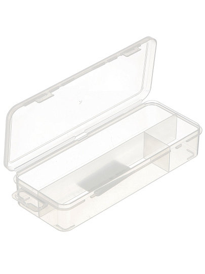 Ящик-органайзер для инструмента, 20х8х3.5 см, пластик, Bartex, 3 ячейки, с подвесом