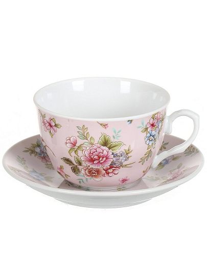 Набор чайный керамика, 12 предметов, на 6 персон, 270 мл, Daniks, Провинция, подарочная упаковка