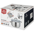 Кастрюля Agness &amp;quot;profi home&amp;quot; со стеклянной крышкой, 3,0 л 20x11.5 см, 914-202 - фото 2