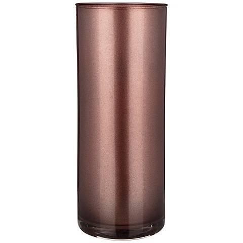 Ваза цилиндр "sparkle bronzo" высота 30см диаметр 12см, 316-1537