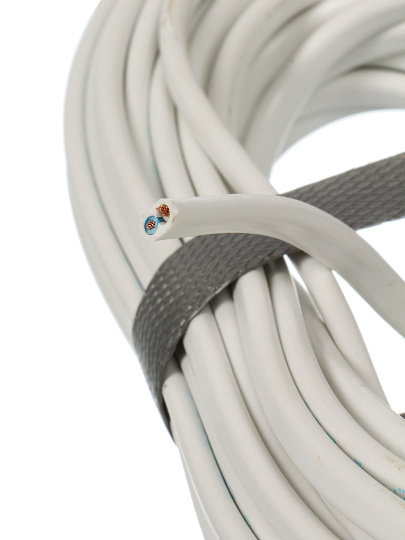 Провод ШВВП, 2х0.75 мм², 10 м, медь, соединительный, ГОСТ, белый, Альтема, А000446