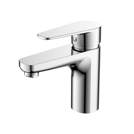 Смеситель одноручный для умывальника монолитный, картр. 40 мм, хром, DECOROOM, DR72011