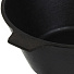 Кастрюля чугун, 2.5 л, с крышкой, крышка стекло, Камская посуда, ка27, черная, индукция - фото 4