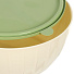 Салатник пластик, круглый, 1.7 л, с крышкой, Green Republic, Sugar&amp;Spice, SE1866GR, слоновая кость, зеленый - фото 2