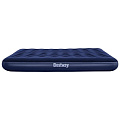 Матрас надувной Bestway, 203х183х22 см, 67004/030443BW, без насоса, флокированный, ортопедический, особопрочный, 300 кг - фото 3