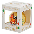 Елочный шар Лошадка игривая 1, 8 см, стекло, КУ-80-254023/1 - фото 2