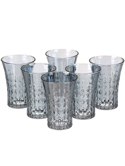 Стакан 380 мл, стекло, 6 шт, Glasstar, Черное море 4, RNBS0606