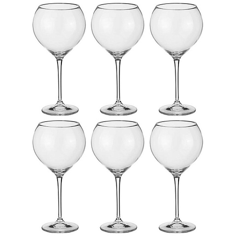 Набор бокалов для вина из 6 шт. "cecilia/carduelis" 640 мл высота 24 см, 669-183