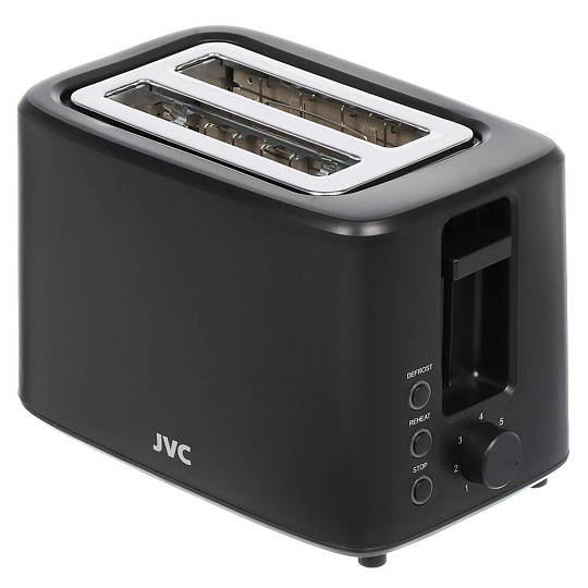 Тостер JVC, JK-TS651, пластик, 700 Вт, 2 тоста, механический, черный