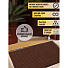 Коврик грязезащитный, 120х180 см, прямоугольный, резина, с ковролином, коричневый, Floor mat, ComeForte, XTL-7002 - фото 4