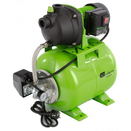 Насосная станция Сибртех, 850 Вт, диаметр 1 мм, глубина погружения 8 м, максимальный напор 42 м, 3.5 м³/ч, НС850-П