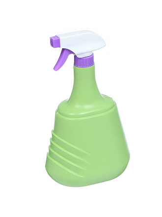 Флакон с распылителем 1.2 л, пластик, в ассортименте