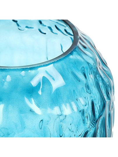 Ваза стекло, настольная, 28х11 см, Evis, Скандик-микс Линда, 27 1492 2885, лазурная