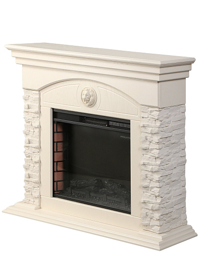 Электрокамин RealFlame, Lion, айвори, Rich-S 25.5, эксклюзив