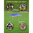 Стол складной металл, прямоугольный, 70х50х60 см, столешница МДФ, синий, Green Days - фото 4