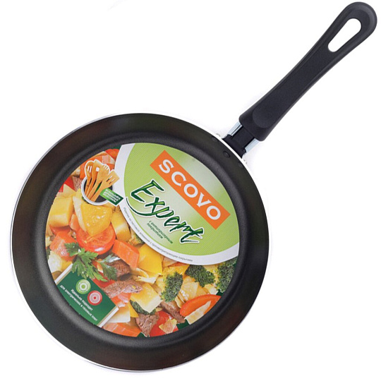 Сковорода алюминий, 24 см, антипригарное покрытие, Scovo, Expert, СЭ-023