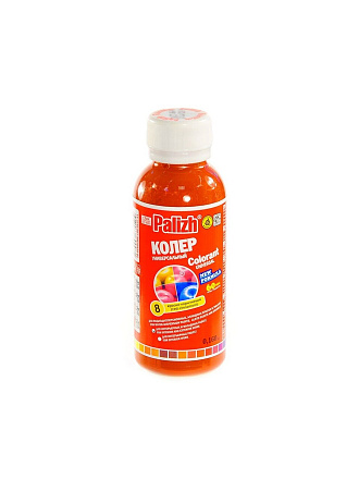 Колер паста, Palizh, №8, красно-коричневый, 100 мл