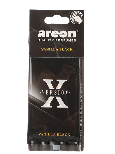 Ароматизатор в машину подвесной, сухой, Areon, X-Version Ванила Блэк, 704-AXV-019