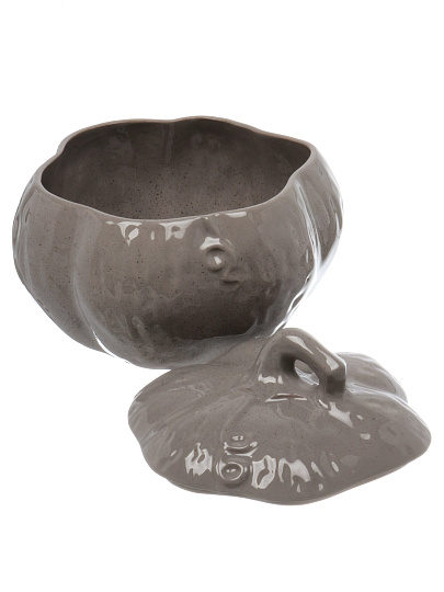 Горшок для жаркого керамика, 2.4 л, серый, Борисовская керамика, Тыква, ОБЧ00028957